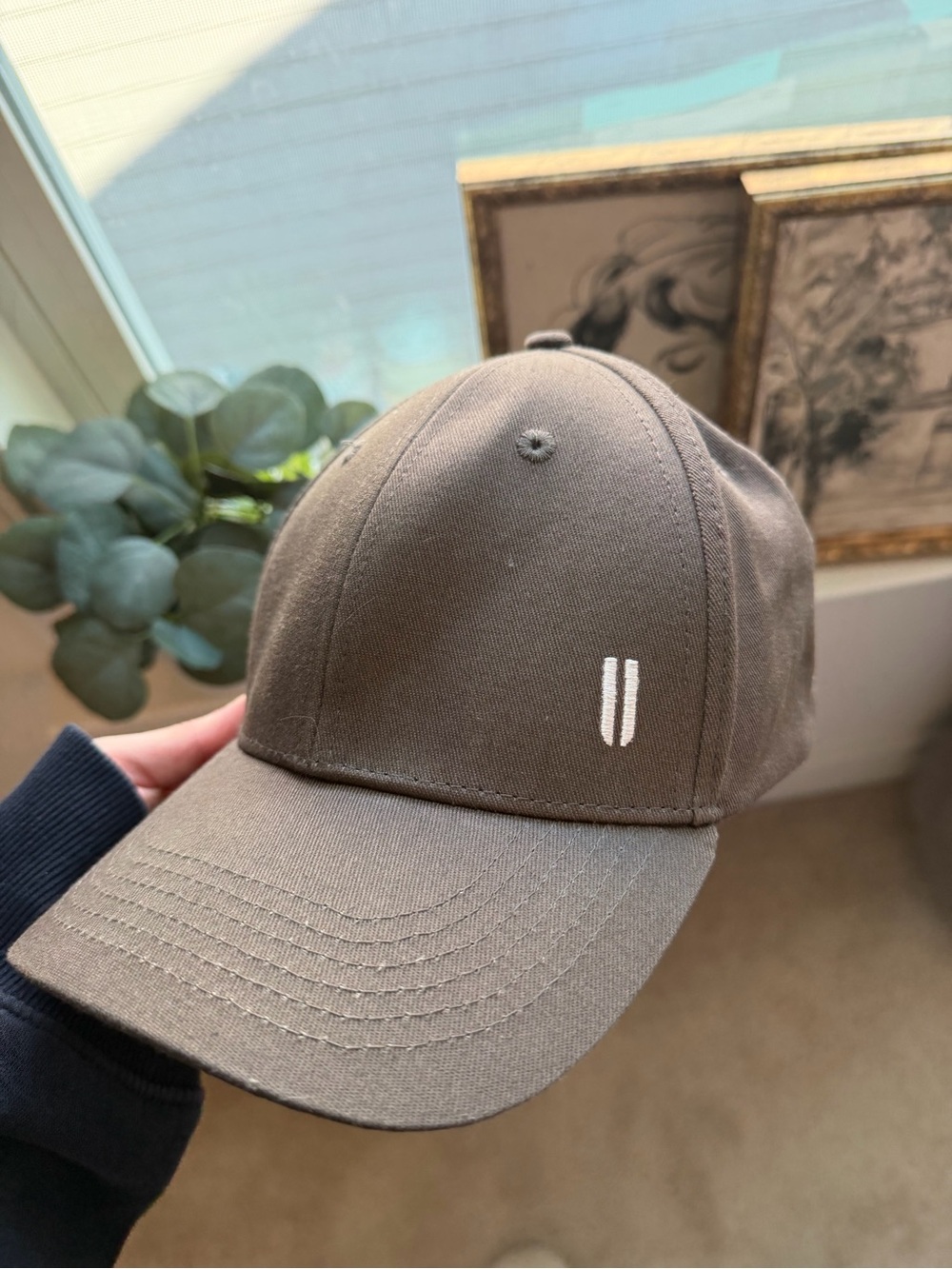 NOBULL Athletic Cap Brown/Grey Adjustable Strapback Unisex - Picture 1 of 5
